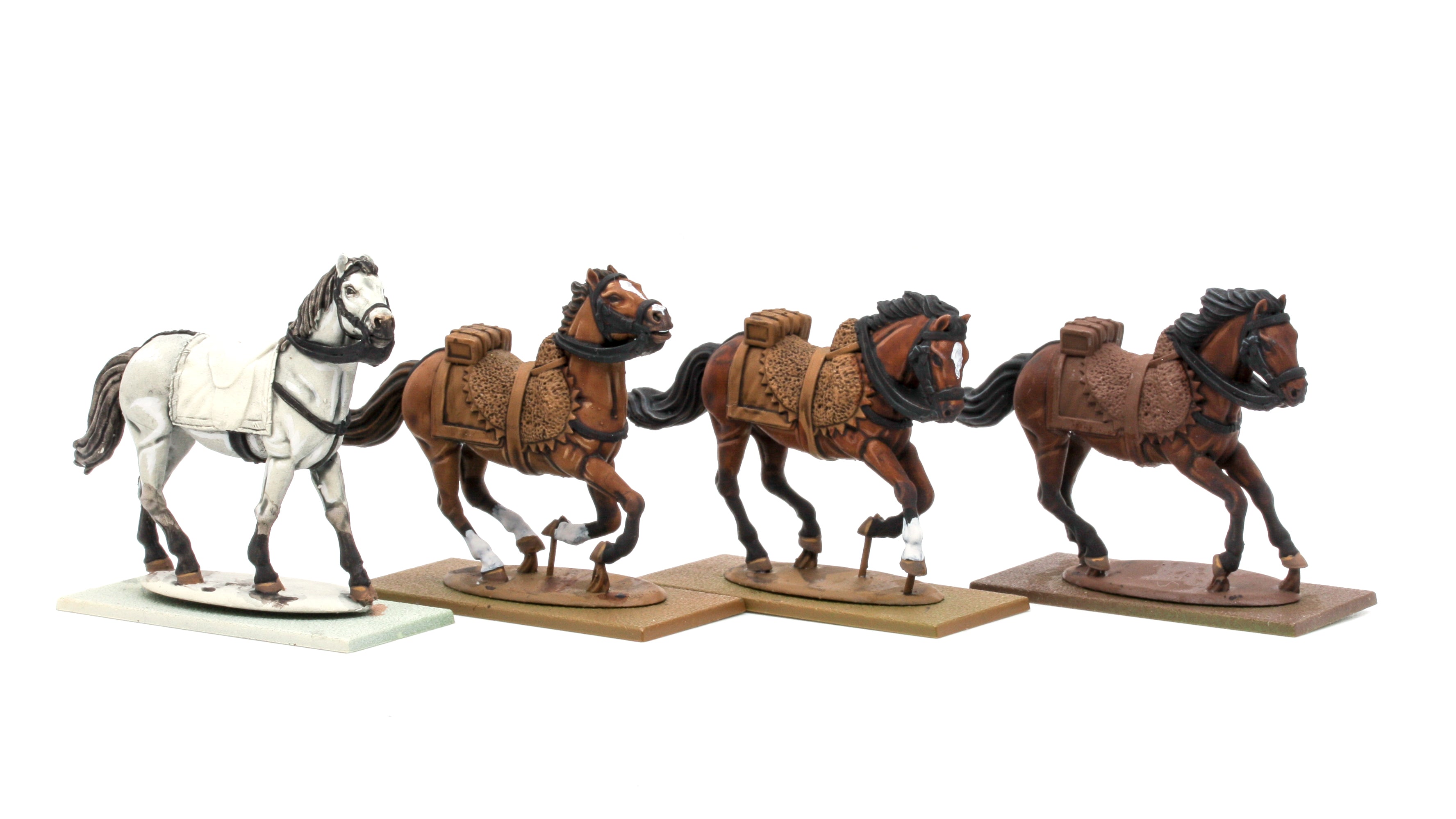 How to paint horses fast and easy Piano Wargames