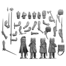 Load image into Gallery viewer, French Infantry in Greatcoats Multi-Part Set STL