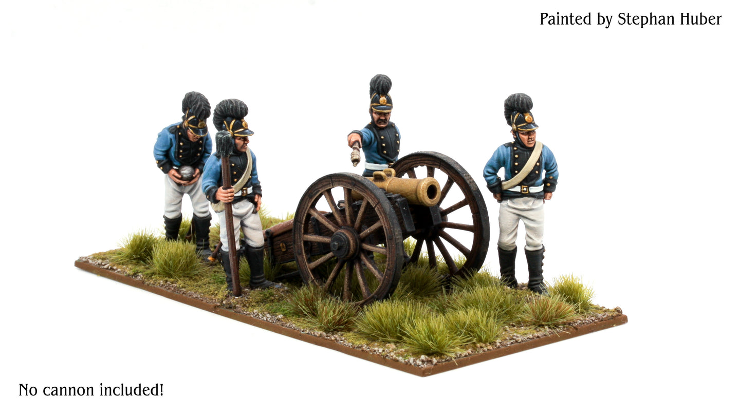 Württemberg Foot Artillery Firing (Crew only)