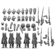 Load image into Gallery viewer, French Infantry in Greatcoats Multi-Part Set STL