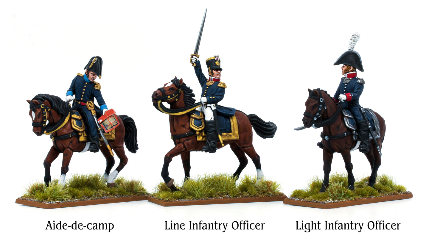 French Mounted Officers STL