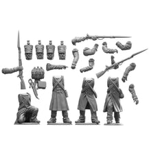Load image into Gallery viewer, French Infantry in Greatcoats Multi-Part Set STL