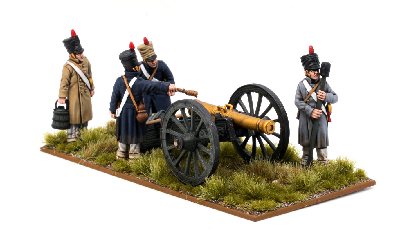 French 8-Pounder Foot Artillery in Greatcoats