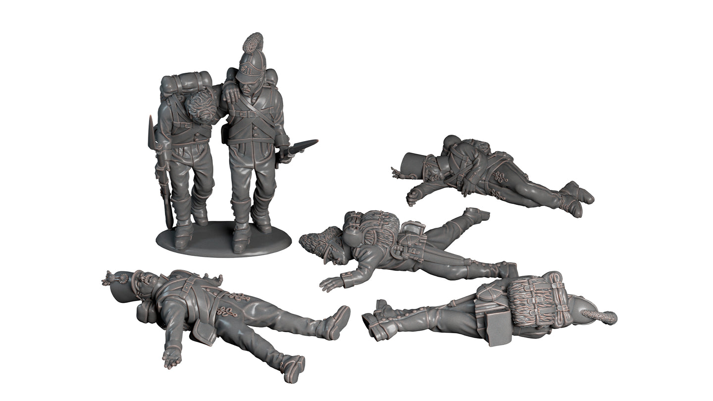 Austrian Infantry Casualties 18mm (Resin)