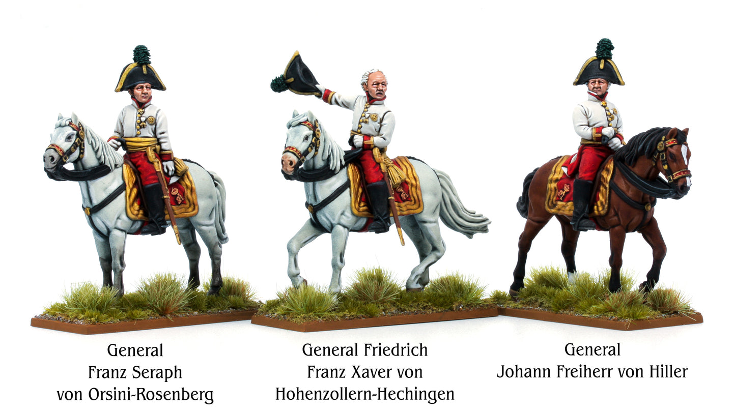 Österreichischer Kommandostab 2 (Rosenberg, Hohenzollern, Hiller)