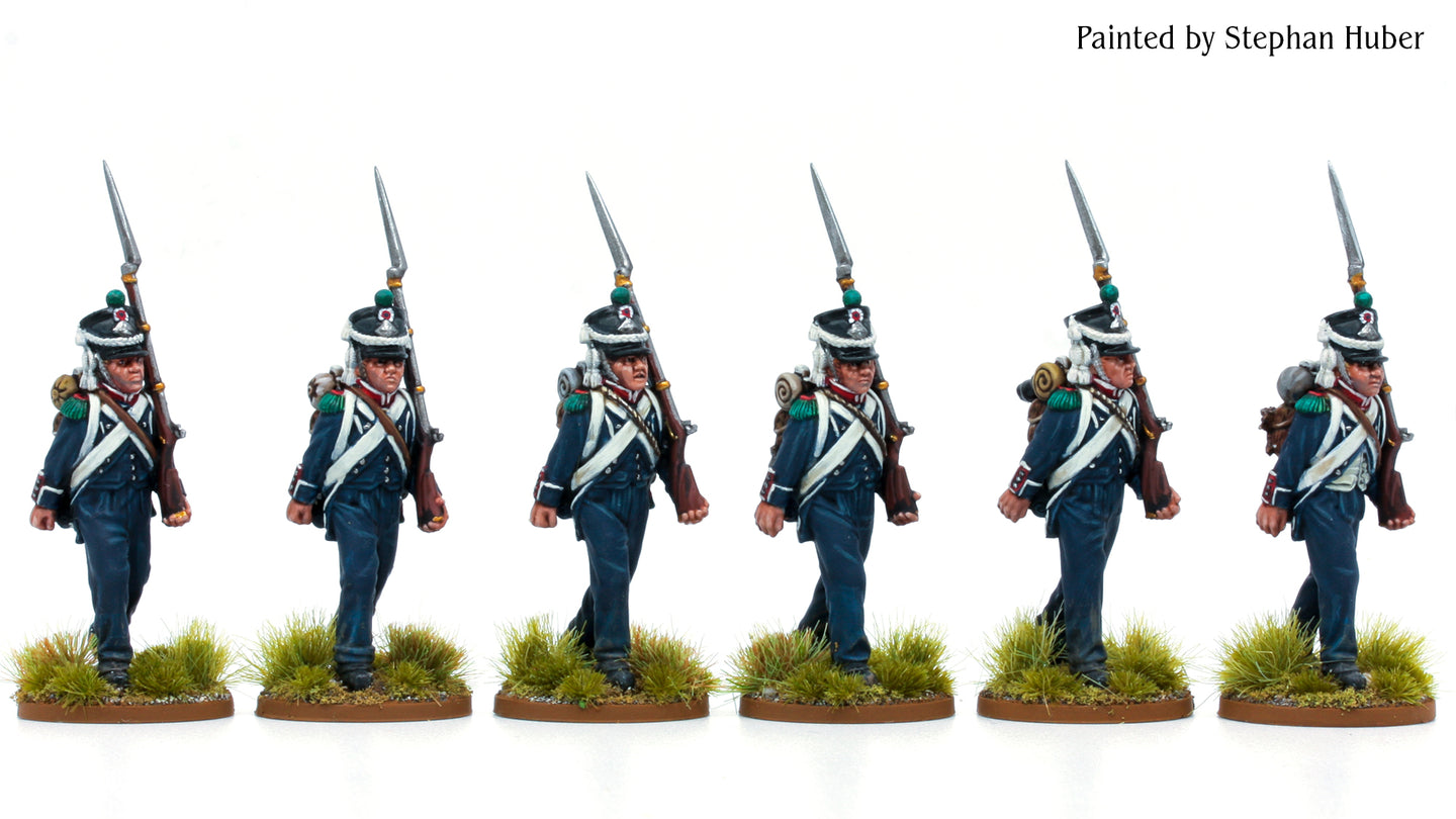 French 1st Light Infantry Voltigeur Kneeling Loading figurines et French 1st Light Infantry Voltigeur Kneeling Loading figurines et