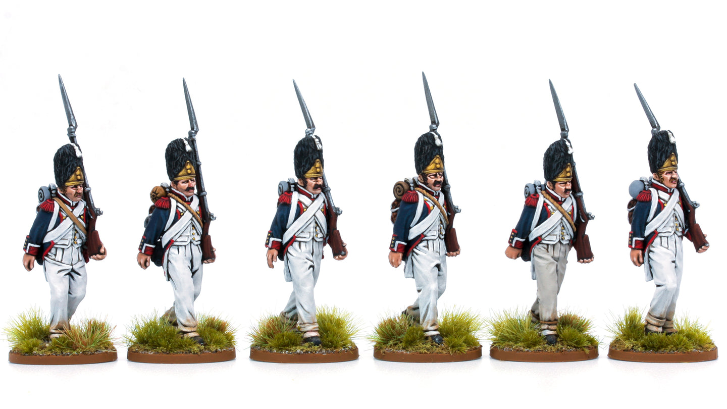 French Line Infantry Grenadiers with Bearskins