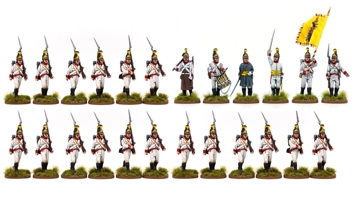 Austrian Line Infantry Battalion 18mm (Resin)