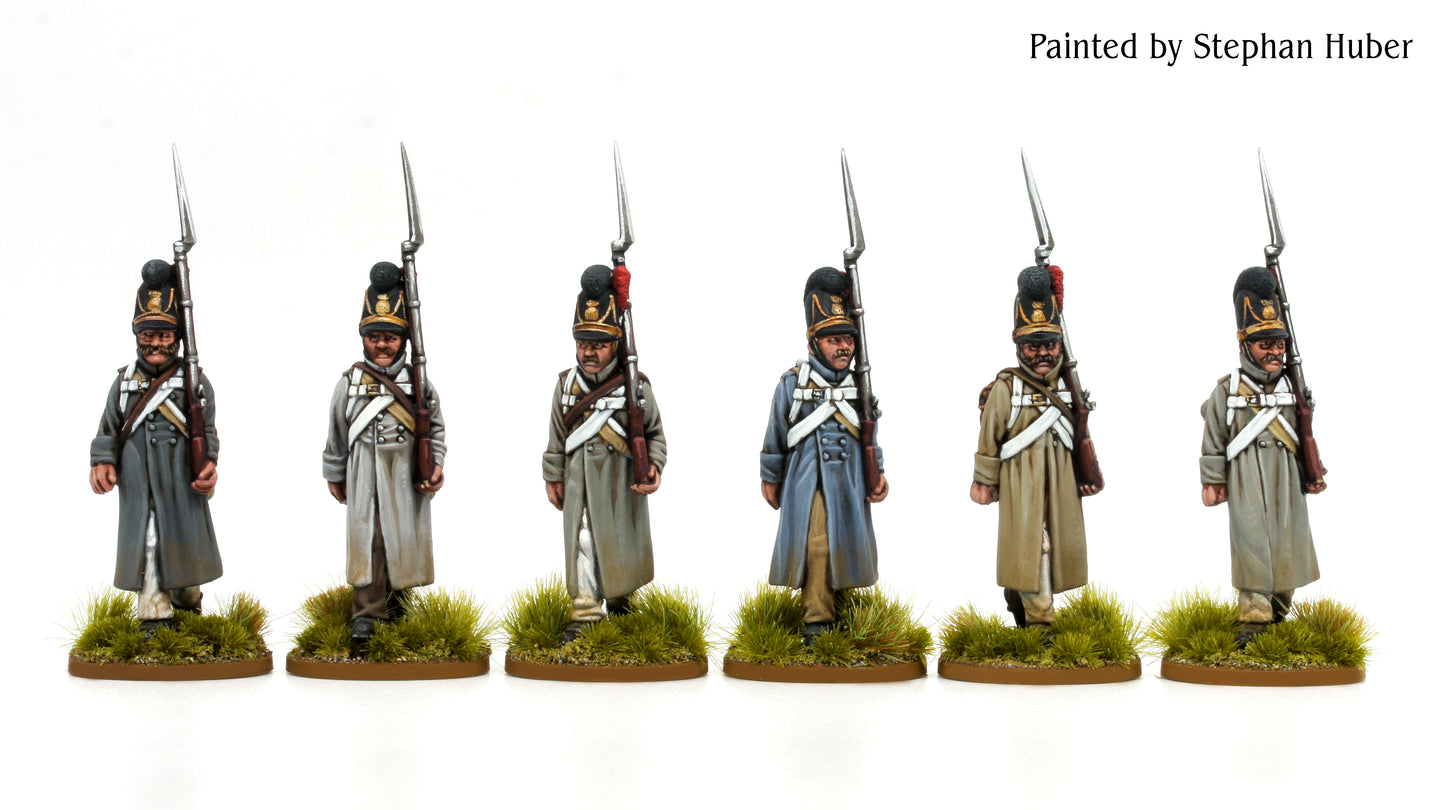 Bavarian Line Grenadiers in Greatcoats