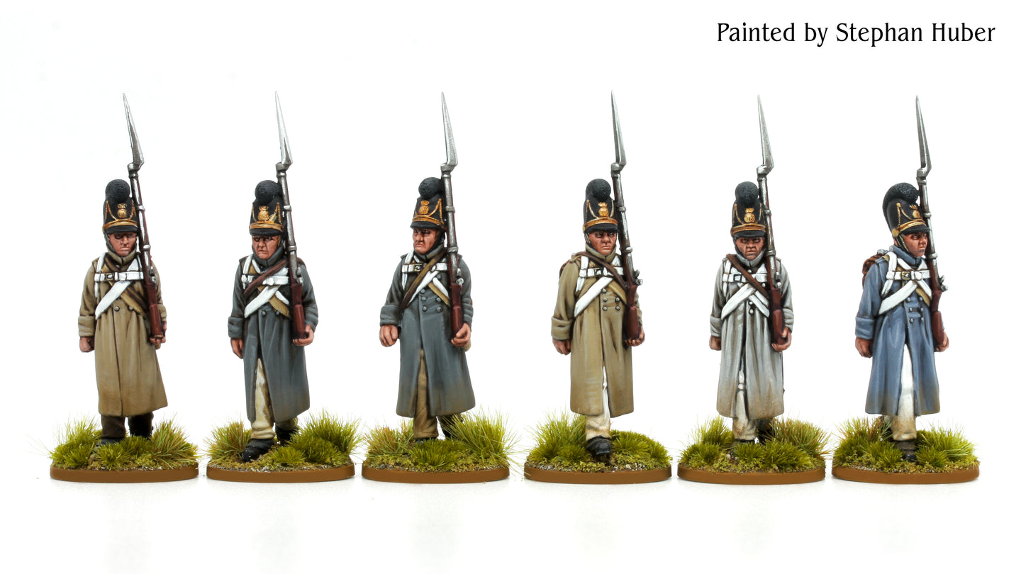 Bavarian Line/Light Infantry in Greatcoats STL