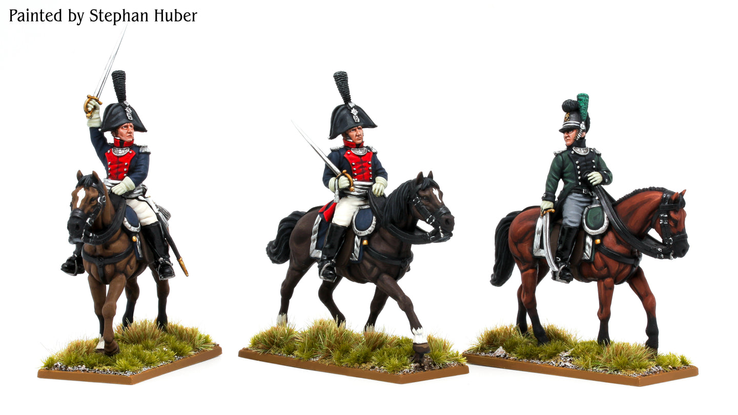 Baden Infantry Officers mounted STL