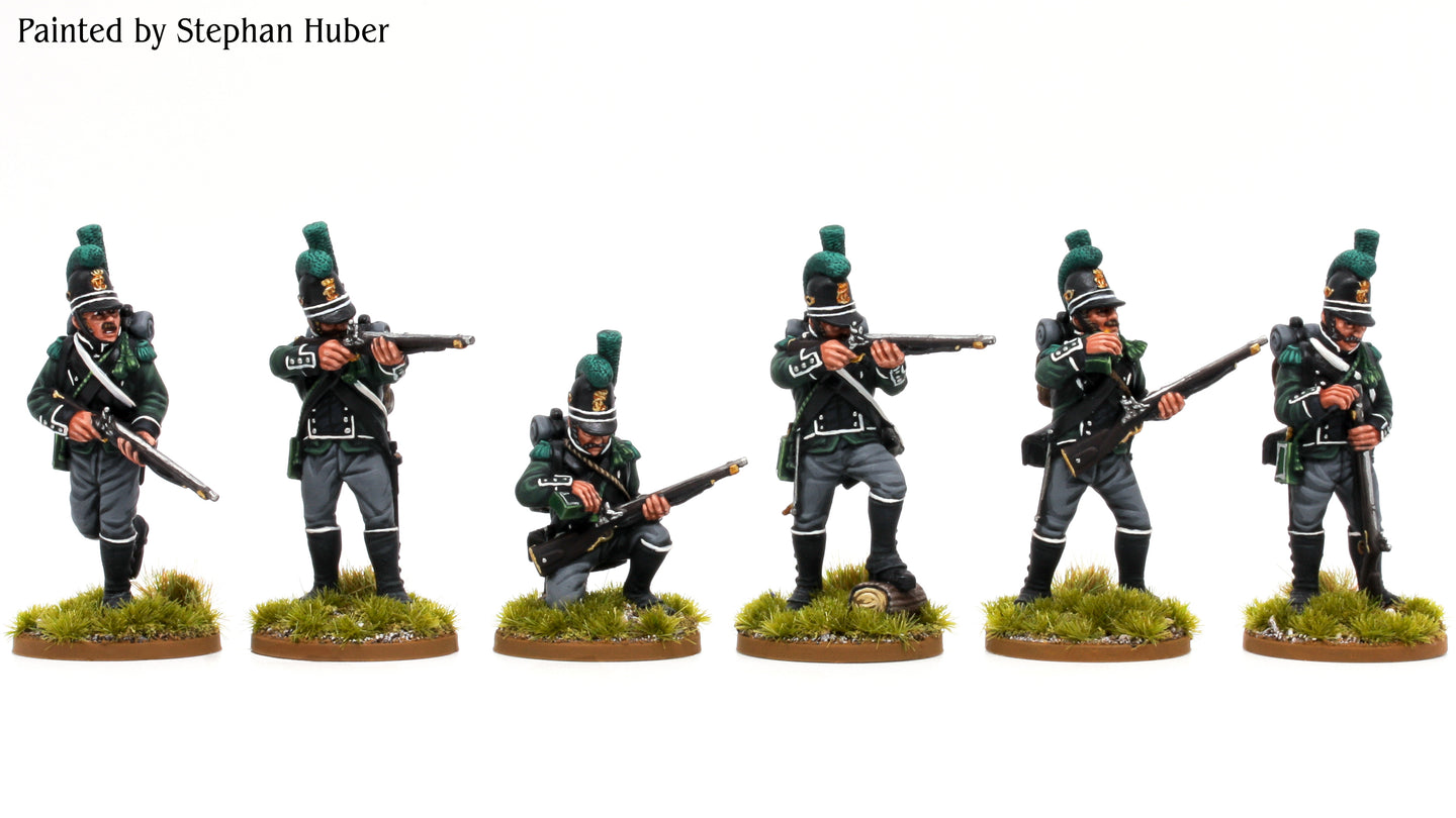 Baden Jaegers with rifles STL