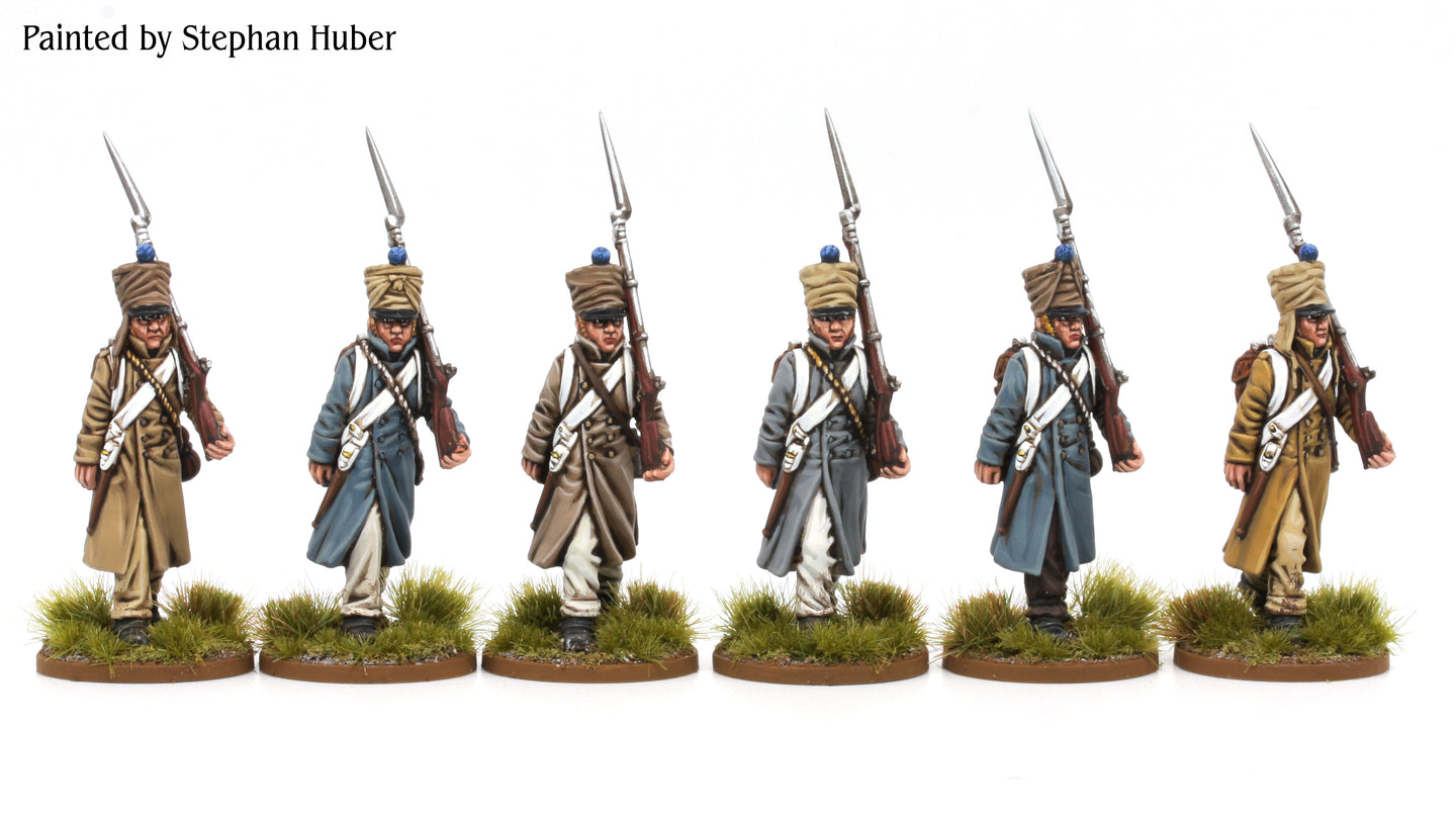 French Fusiliers in Greatcoats