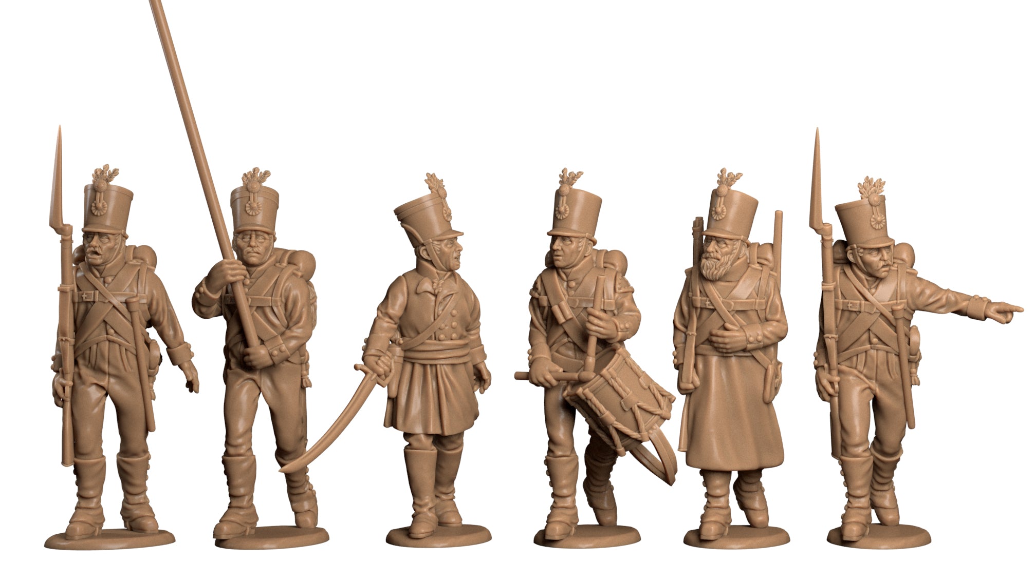 Austrian Shako Set (36 heads) – Piano Wargames